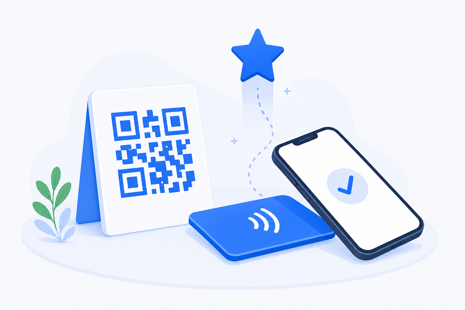 QR and NFC review hardware