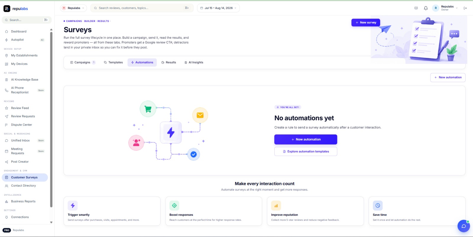 repulabs Surveys
